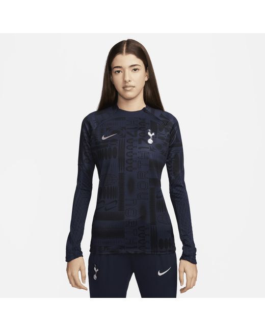 Nike Blue Tottenham Hotspur Strike Dri-fit Football Drill Top 50% Recycled Polyester