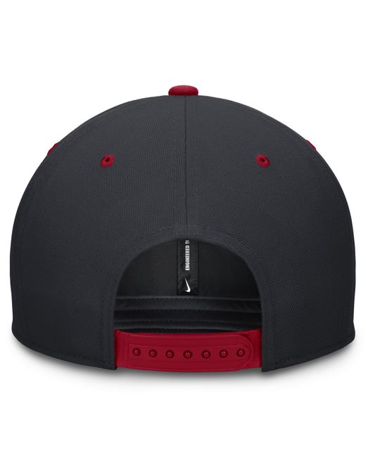 Nike Blue Atlanta Braves Primetime Pro Dri-fit Mlb Adjustable Hat for men