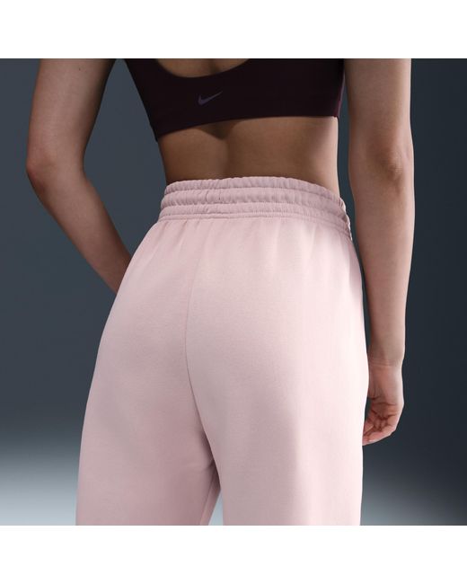 Nike Blue Sportswear Phoenix Fleece High-Waisted Oversized Pants