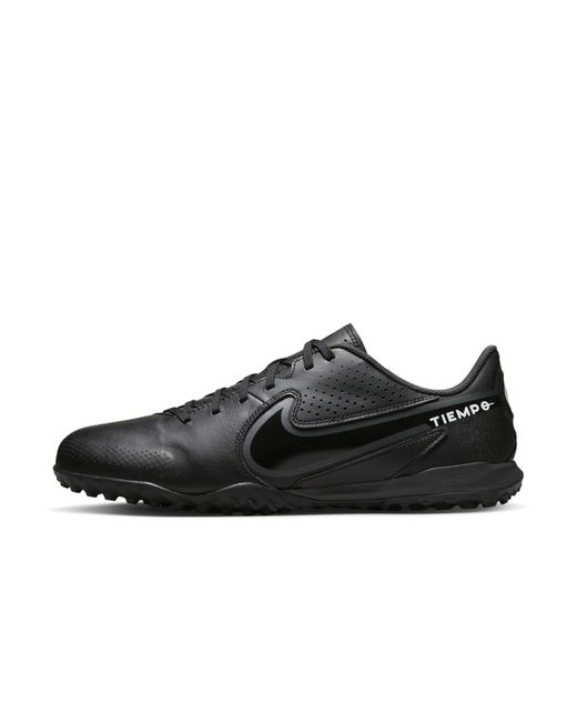 Nike Leather Tiempo Legend 9 Academy Tf Turf Soccer Shoe in Black for ...