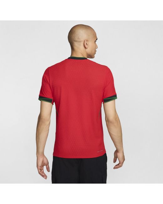 Nike Red Portugal ( Team) 2024/25 Match Home Dri-fit Adv Football Authentic Shirt 50% Recycled Polyester for men