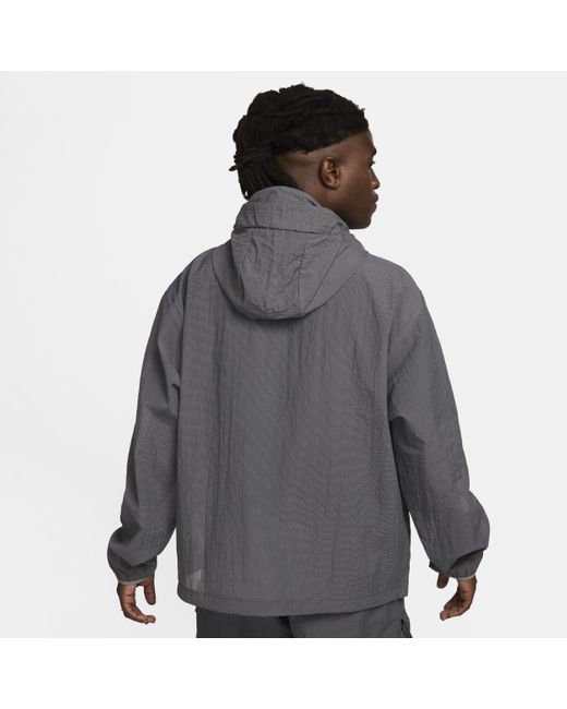 Nike Gray Sportswear Tech Pack Woven Pullover for men