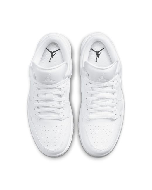 Nike White Air Jordan 1 Low Shoes