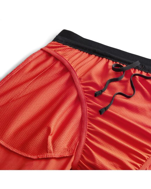 Nike Red Flex Stride Run Energy 5" Brief-lined Running Shorts for men