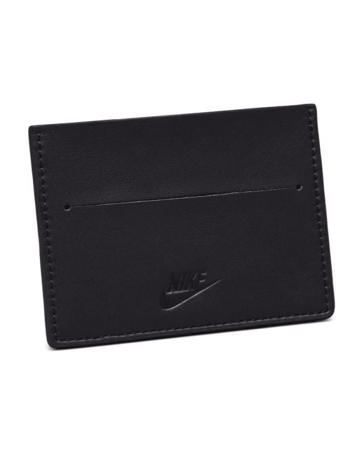 Nike Black Icon Air Force 1 Card Wallet