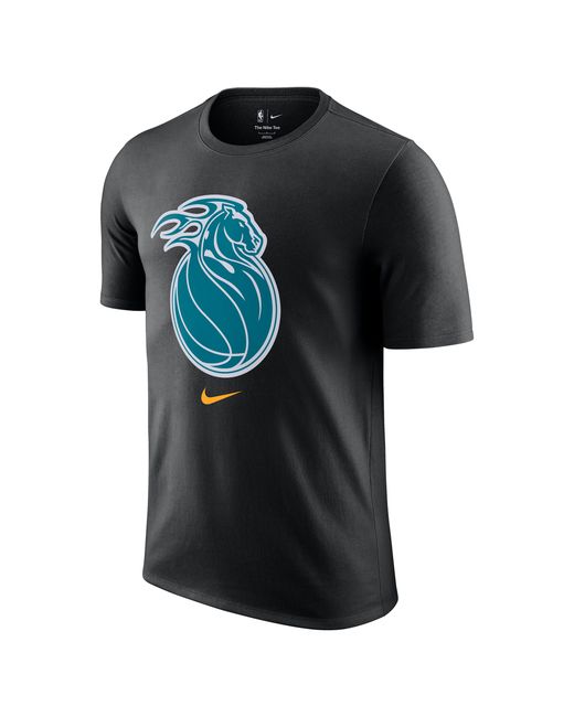 Nike Black Detroit Pistons Essential City Edition Nba T-Shirt for men