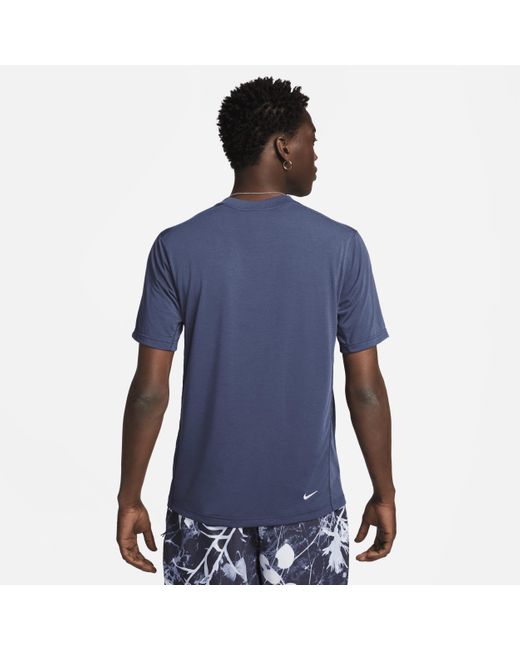 Nike Blue Acg 'goat Rocks' Dri-fit Adv Uv Short-sleeve Top Polyester for men