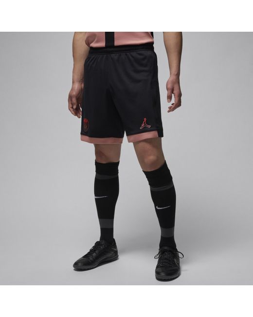 Nike Black Paris Saint-Germain 2024/25 Stadium Third ' Dri-Fit Football Replica Shorts for men