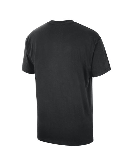 Nike Black Los Angeles Lakers Courtside Nba Max90 T-shirt for men