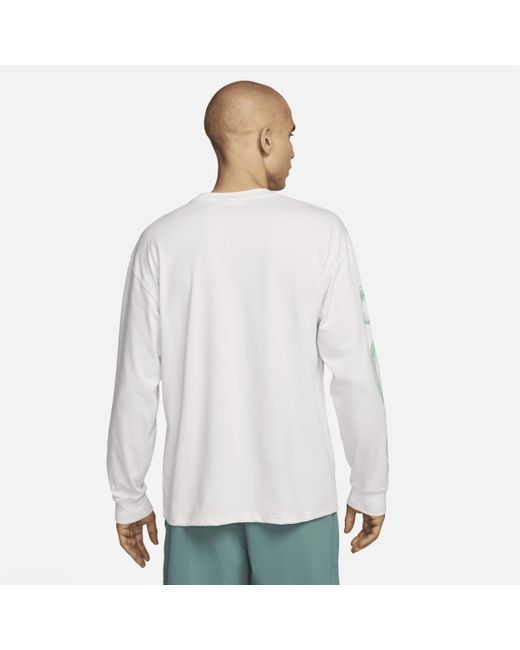 Nike White Acg "hike Snacks" Dri-fit Long-sleeve T-shirt for men