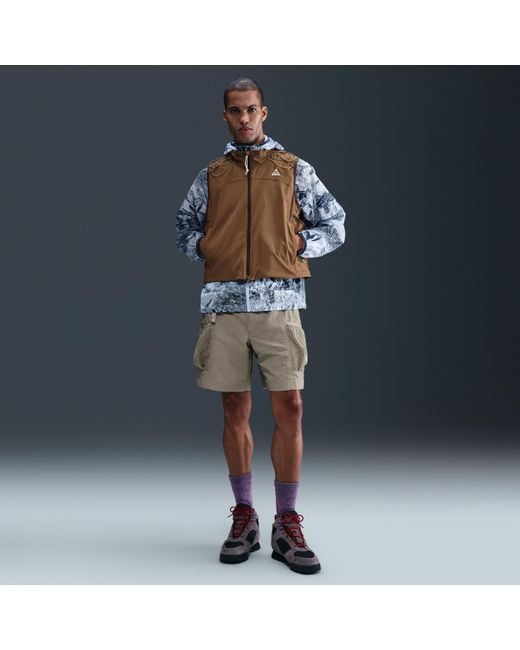 Nike Brown Acg "Death Bloom" Vest for men