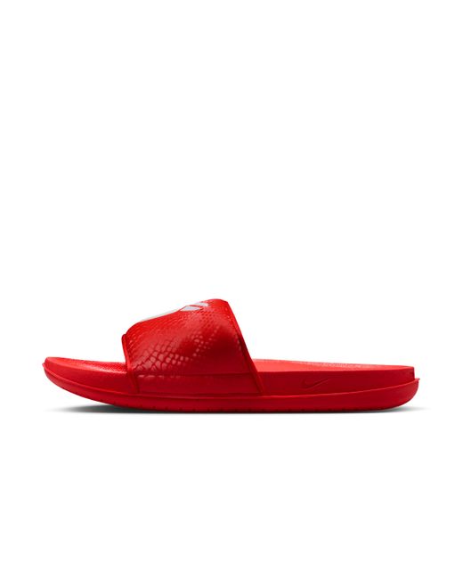 Nike Red Kobe Offcourt Slides for men