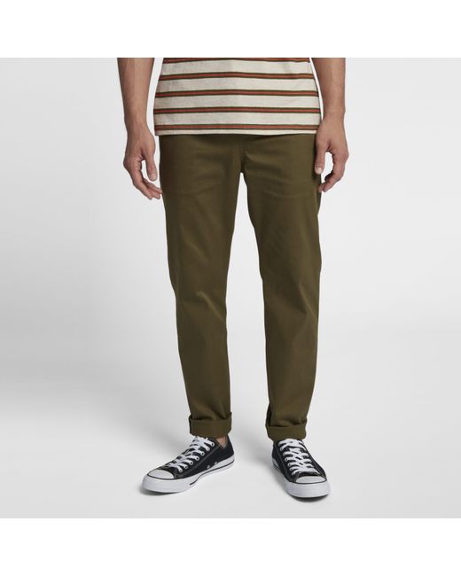 Nike Hurley Dri fit Ditch Trousers in Green for Men Lyst UK