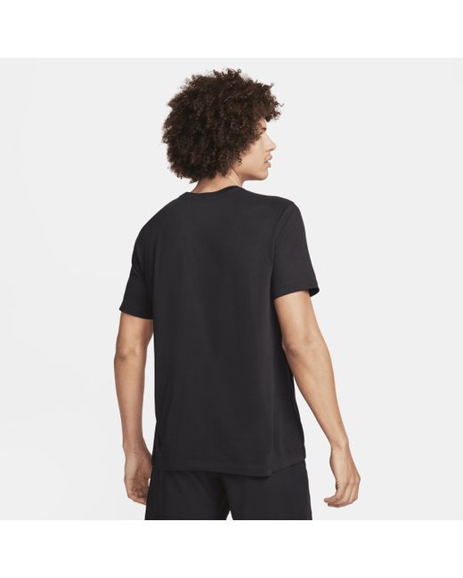 T-shirt dri-fit court rafa di Nike in Black da Uomo