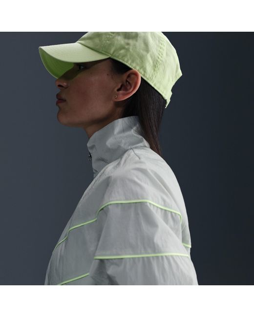 Nike Gray Windrunner Loose Uv Woven Full-Zip Jacket