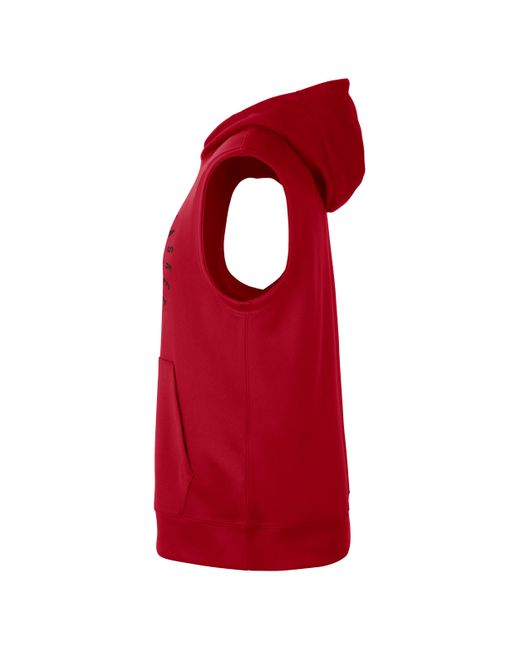 Nike Chicago Bulls Spotlight Dri Fit Nba Sleeveless Hoodie in Red for Men Lyst UK