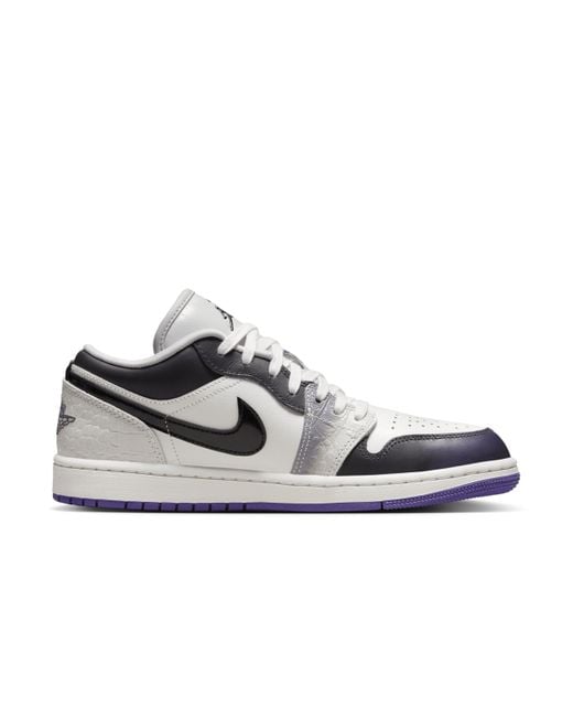 Nike Blue Air Jordan 1 Low Se Shoes Leather