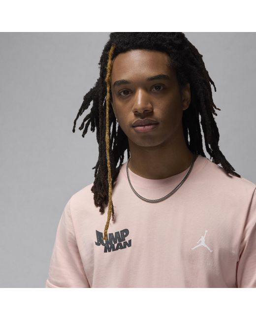 Nike Pink Jordan Brand T-shirt Cotton for men