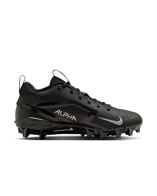Nike Black Alpha Menace 4 Varsity Football Cleats for men