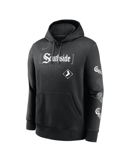 Nike Black Chicago White Sox City Connect Club Men's Mlb Pullover Hoodie for men