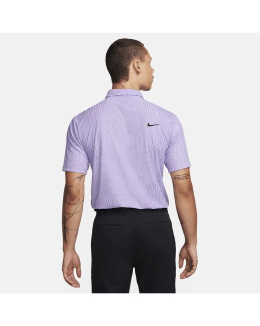 Nike Purple Tour Dri-fit Adv Golf Polo for men