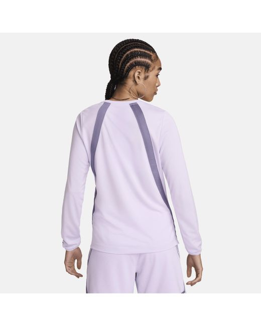 Nike Purple Dri-fit Long-sleeve Warm-up Basketball Top