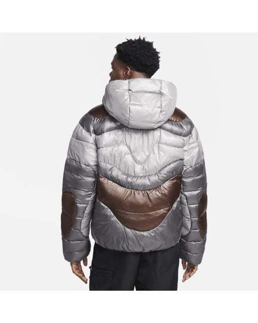 Giacca oversize idrorepellente con cappuccio therma-fit adv sportswear tech pack di Nike in Gray da Uomo