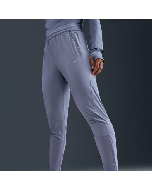 Nike Blue Swift Dri-Fit Mid-Rise Running Pants