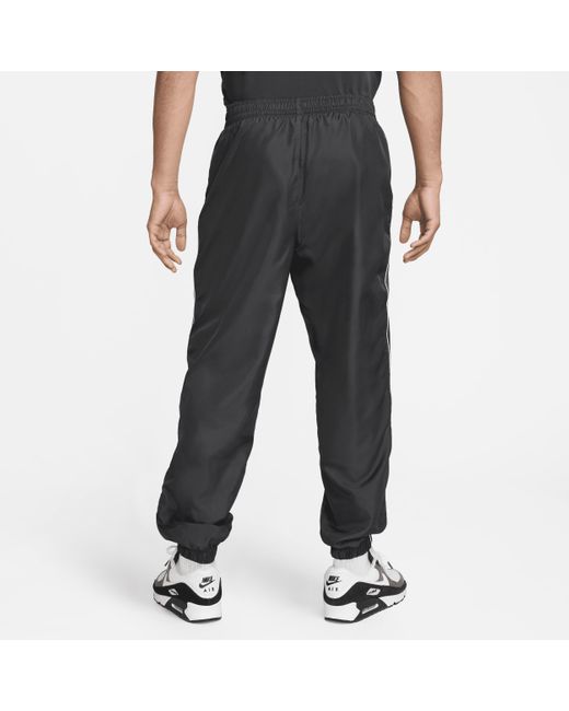 Nike Gray Air Woven Trousers Polyester for men