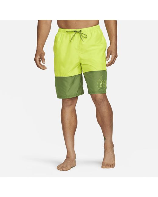 Nike Split Packable 9" Volley Short In Green, for Men Lyst