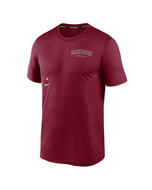 Nike Red Arizona Diamondbacks Authentic Collection Early Work Men's Dri-fit Mlb T-shirt for men