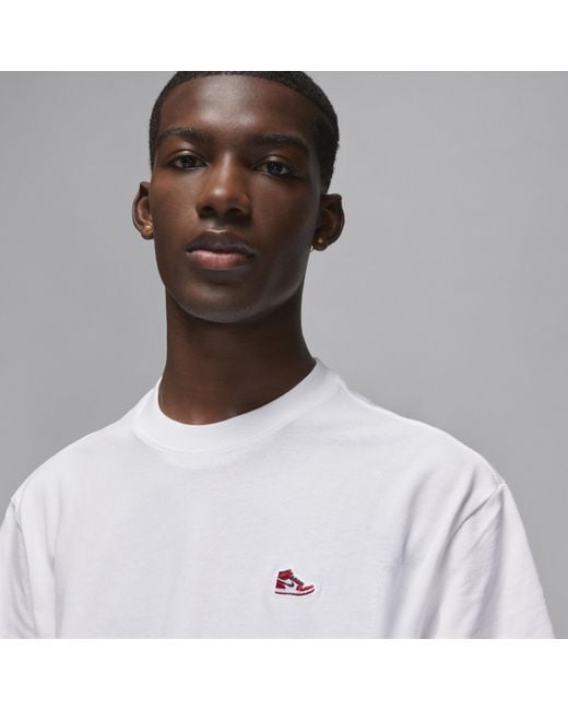 Nike White Jordan Brand T-shirt Cotton for men