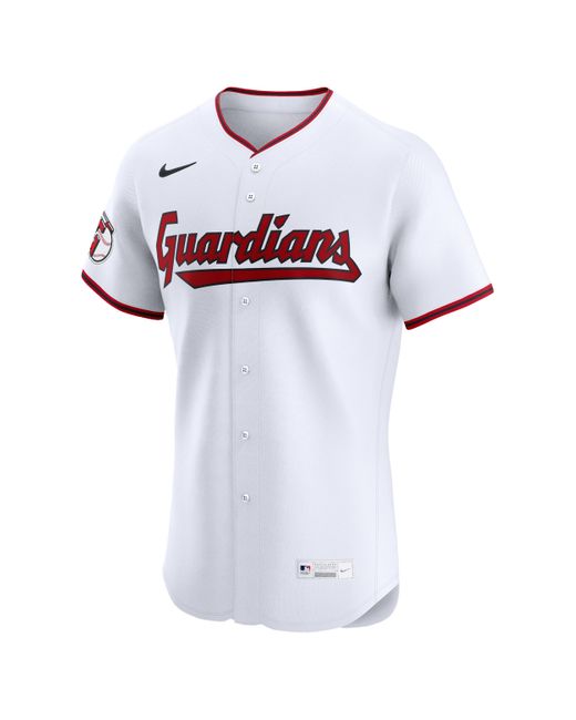 Nike White Cleveland Guardians Dri-Fit Adv Mlb Elite Jersey for men