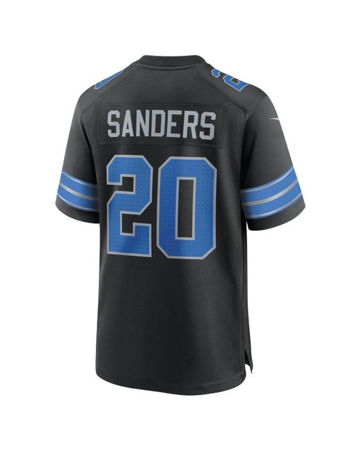 Nike Blue Barry Sanders Detroit Lions Nfl Game Football Jersey for men