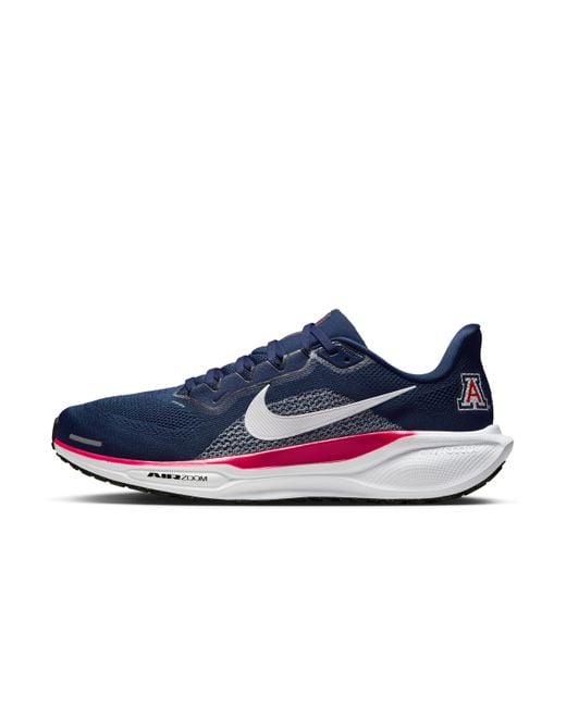 Nike Blue Arizona Pegasus 41 College Road Running Shoes for men