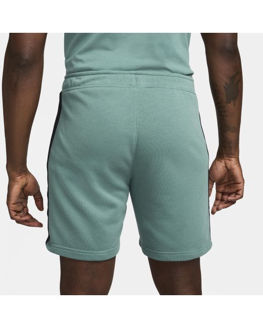 Nike Green Air French Terry Shorts Cotton for men