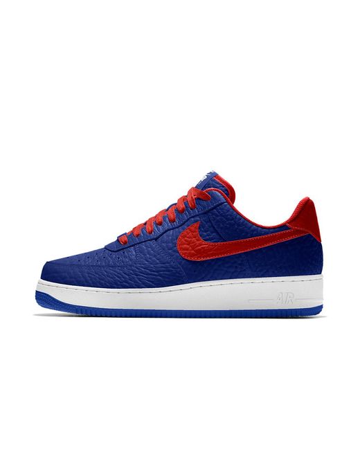 Nike Blue Air Force 1 Low Premium Id (detroit Pistons) Men's Shoe for men