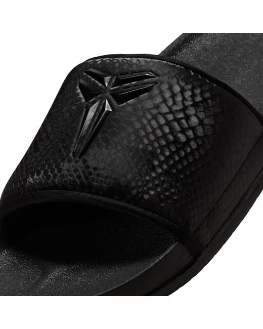 Nike Black Kobe Offcourt Slides for men