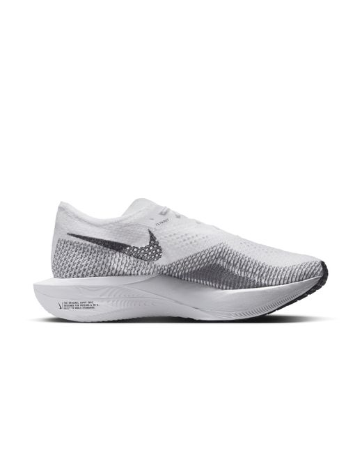 Nike Gray Vaporfly 3 Road Racing Shoes for men