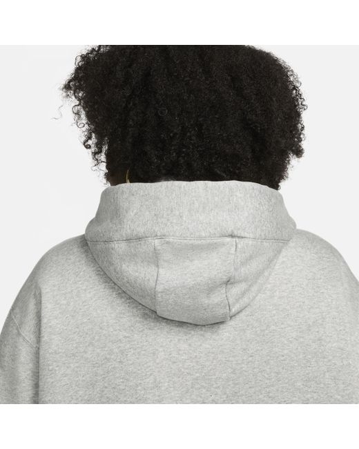Nike Sportswear Phoenix Fleece Oversized Hoodie Met Rits in het Gray