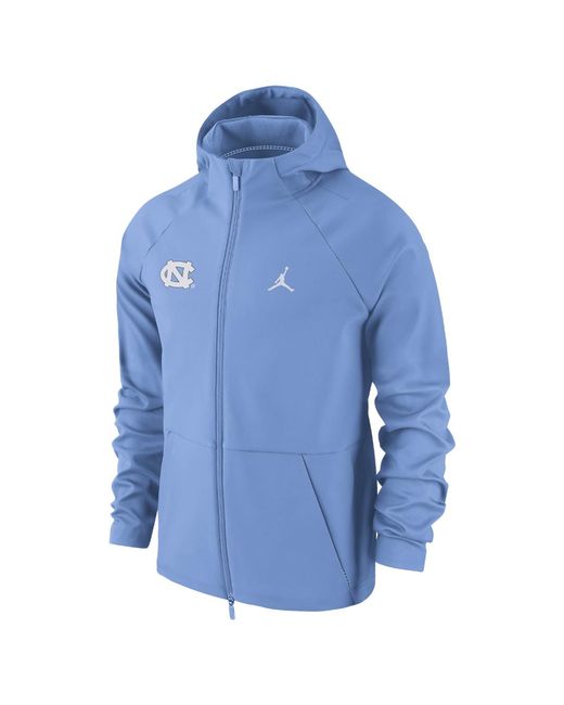 Nike Blue College Therma Sphere Max (unc) Full-zip Men's Hooded Jacket, By Nike for men