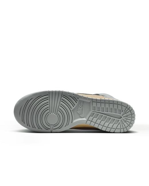 Nike Gray Dunk High Retro Se Shoes for men