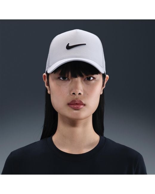 Nike Blue Rise Structured Trucker Cap