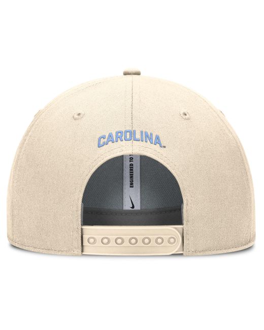 Nike Blue North Carolina Primetime Rise Brand Dri-Fit College Trucker Adjustable Hat for men