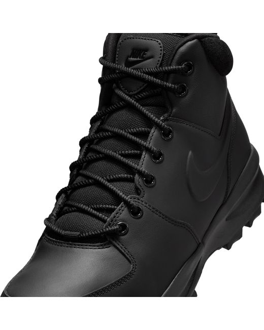 Nike Black Manoa Leather Boot for men