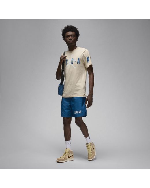 Nike Natural Jordan Air Stretch T-shirt Cotton for men