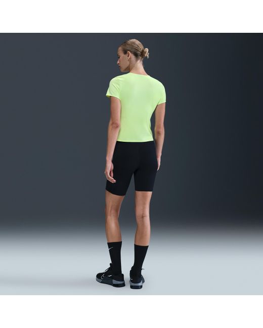 Nike Green Form Short-Sleeve Top