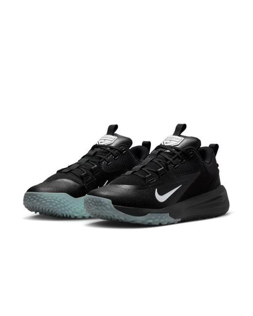 Nike Black Cross Turf Baseball Shoes for men