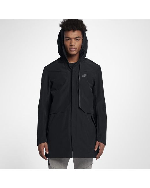 Nike Synthetic Nsw Tech Pack Hd Shield Men's Jacket In Black for Men | Lyst
