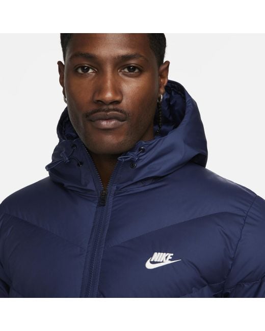 Nike Blue Windrunner Primaloft® Storm-fit Hooded Parka Jacket Polyester for men